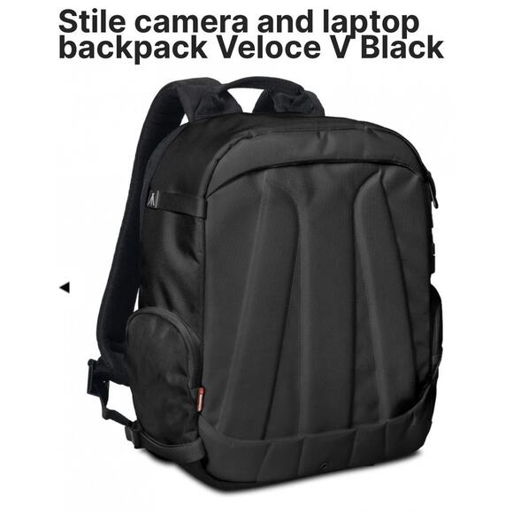 Manfrotto MB VELOCE V Luxury Camera Laptop DSLR & Digital Backpack Bag Black Exc - Picture 11 of 11